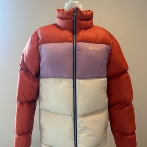 Cotopaxi Fuego Hoodless Down Jacket – Colorblock – Women’s Large